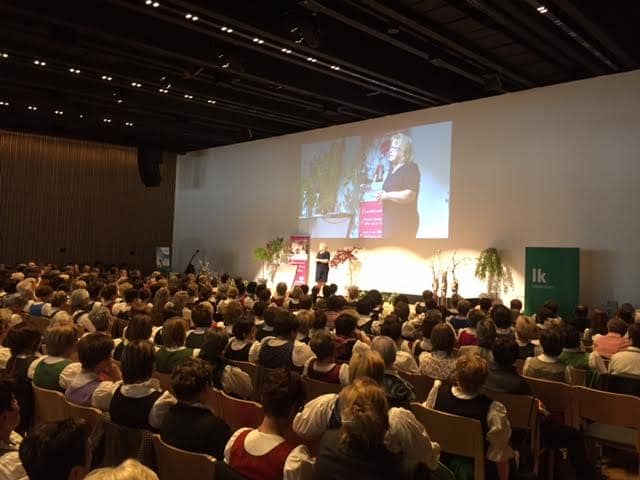 Ingeborg Rauchberger auf der Bühne