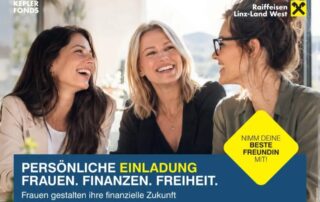 Frauen. Finanzen. Freiheit. – Raiffeisenbank Leonding